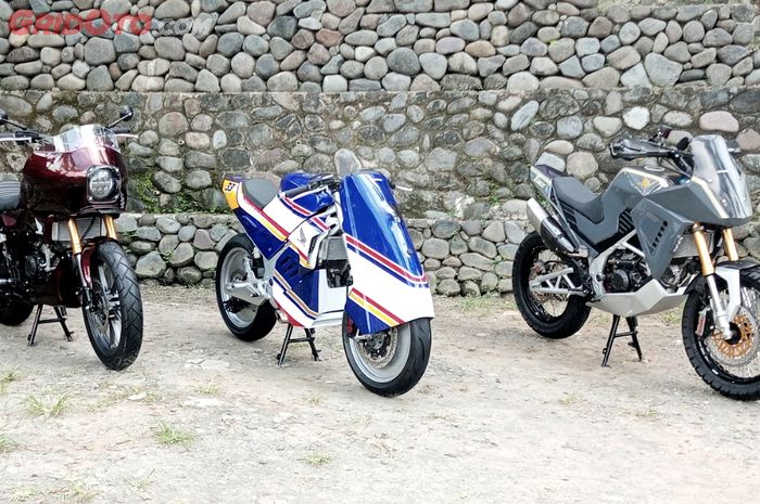 Tiga motor bikinan builder Honda Dream Ride Project