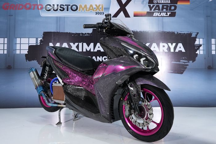Yamaha Aerox juara 3 Daily Use Customaxi X Yard Built 2023 ini pakai cat unik