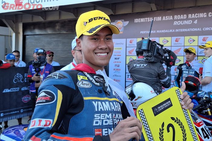 Selepas WorldSSP di Ceko, Aldi Satya Mahendra raih podium race 1 ARRC 2023 Mandalika 