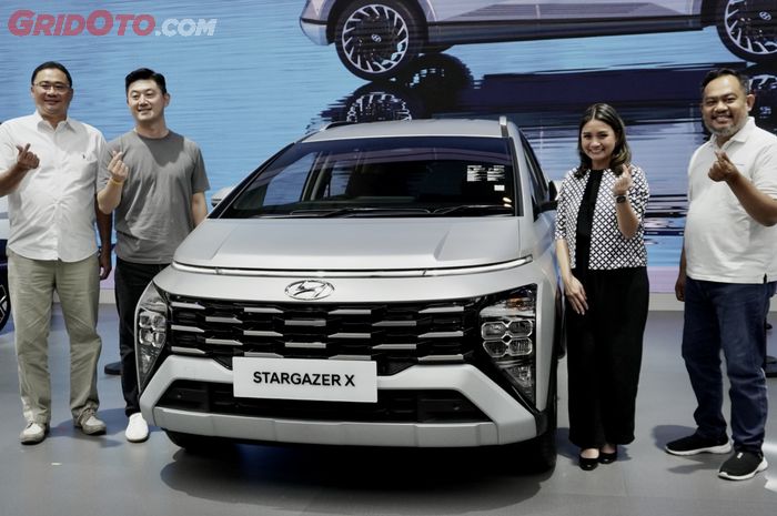 Hyundai Stargazer X di GIIAS 2023 punya tinggi ground clearance segini.