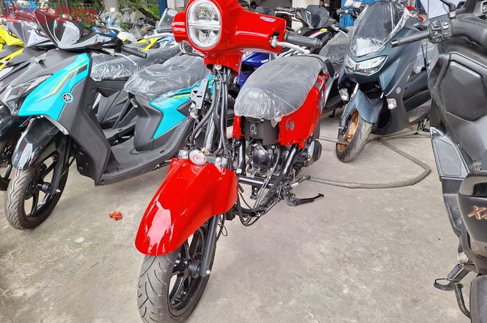 Ini alasan dealer Yamaha di Kalimanta Barat pajang Yamaha Fazzio tanpa body