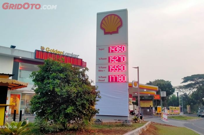 Harga bensin Shell turun per 1 November 2023