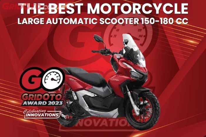 New Honda ADV160 meraih Best Large Automatic Scooter 150-180 cc dari GridOto Award 2023