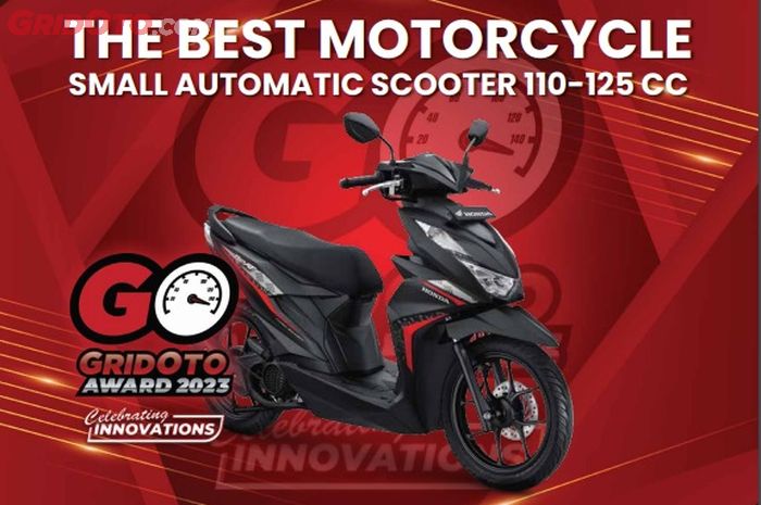 All New Honda BeAT meraih gelar Best Small Automatic Scooter 110-125 cc dari GridOto Award 2023