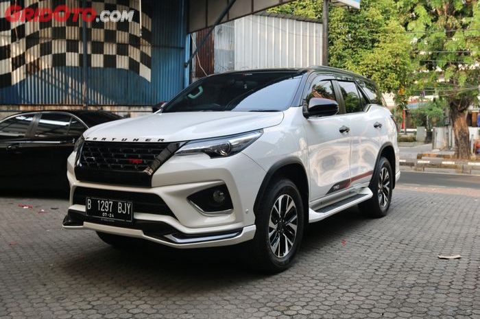 Toyota Fortuner makin naik kelas usai pakai body kit TRD asal Thailand