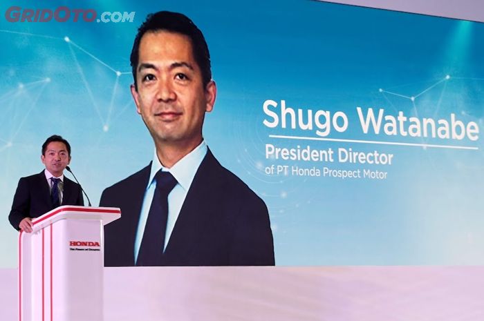 PT Honda Prospect Motor (HPM) punya nakhoda baru pada Libur Lebaran 2024 ini, Shugo Watanabe resmi menggantikan Kotaro Shimizu sebagai Presiden Direktur HPM.