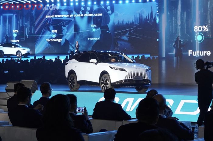 Omoda 7 debut perdana global di Wuhu, China.