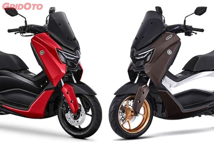 Yamaha NMAX Neo (kiri) dan NMAX TURBO (kanan)