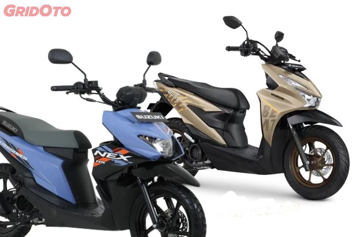 harga Suzuki Nex Crossover vs Honda BeAT Street per Oktober 2024