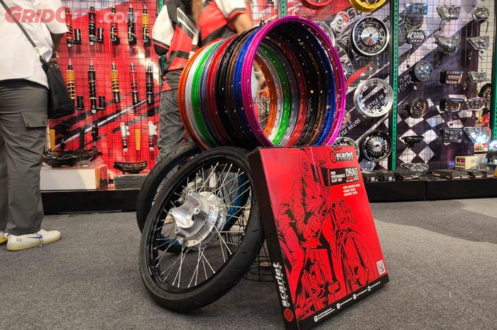 Scarlet Racing luncurkan pelek baru untuk drag bike di IMOS 2024