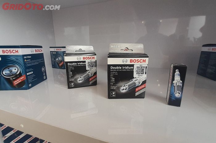 Beberapa part aftermarket yang disediakan oleh Bosch Indonesia.