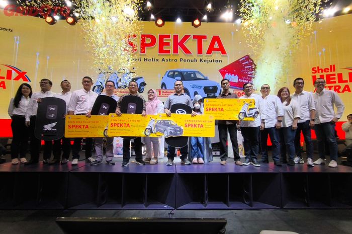 PT Astra Otoparts Tbk dan PT Shell Indonesia berikan hadiah program SPEKTA