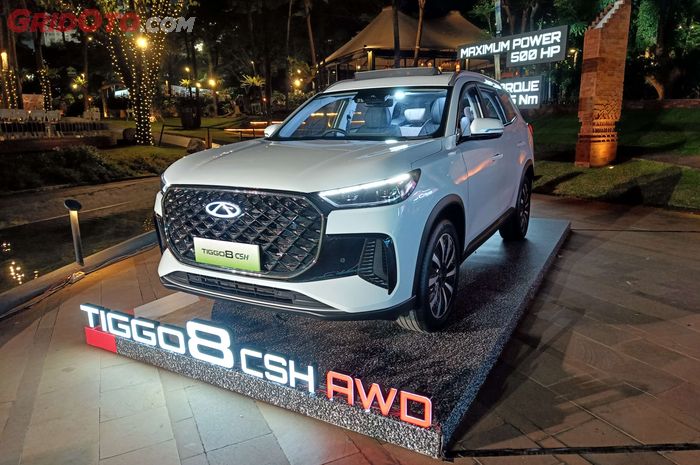 Chery Tiggo 8 CSH prototipe yang akan meluncur di Indonesia