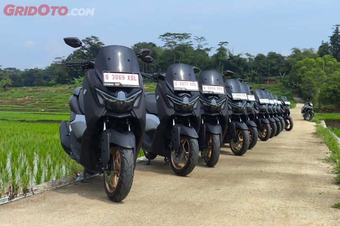 Ilustrasi.Jajaran produk Yamaha NMAX