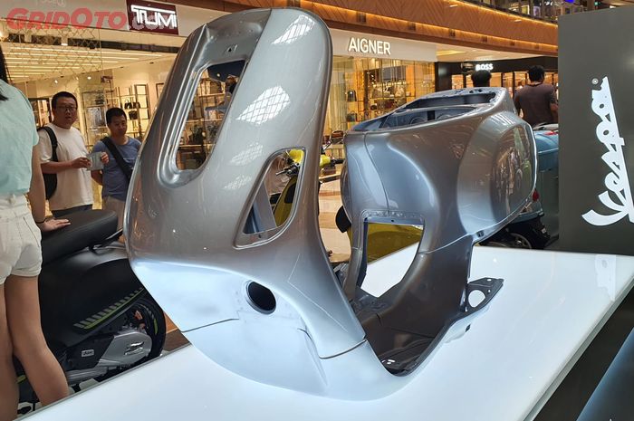 Kelebihan rangka monok Vespa Matic 