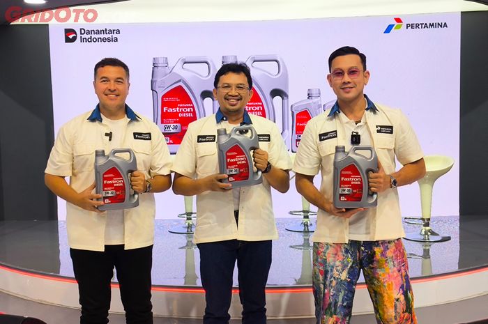 Mengundang dua brand ambassador, Pertamina luncurkan Fastron Diesel 5W-30 di GIIAS 2025