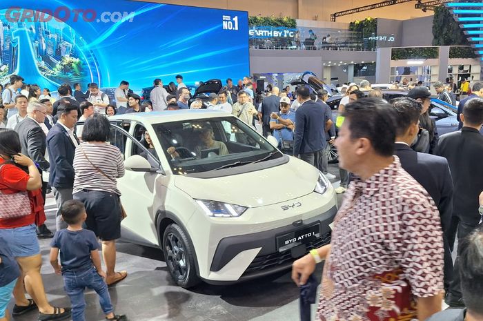 Baru seminggu jualan di GIIAS 2025, BYD Atto 1 sudah laku segini 