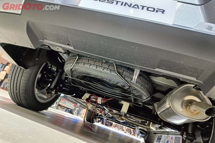 Ilustrasi sokbreker belakang mobil bekas