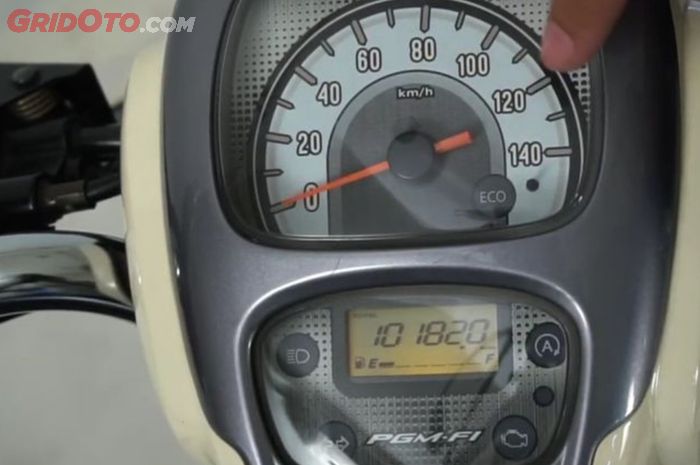 Ilustrasi speedometer motor bekas