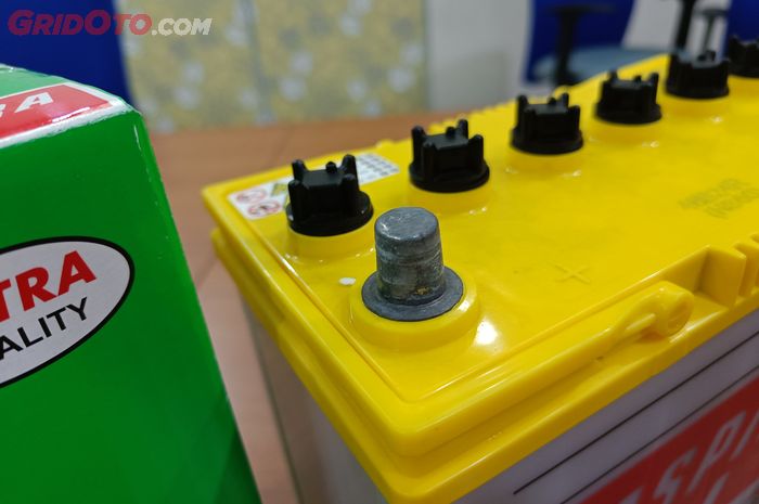 Terminal positif aki mobil 