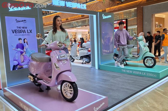 Perjalanan Vespa LX hampir seumuran dengan Yamaha Mio