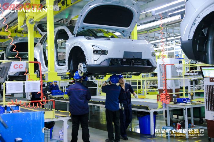 Melihat Pabrik Pintar Changan, Integrasi AI Buat Bikin Mobil