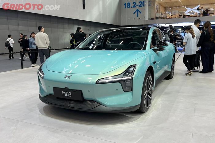 Xpeng M03 di Auto Guangzhou 2025