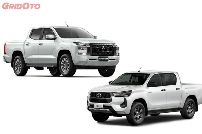 harga Mitsubishi Triton Vs Toyota Hilux Desember 2025