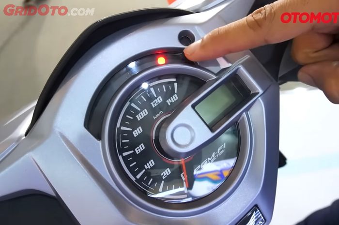 Indikator alarm aktif di Honda BeAT