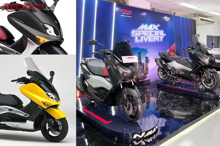 Dua motor ini jadi inspirasi MAXI Yamaha varian special livery 25th Anniversary.  