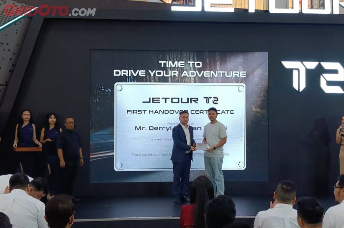 Ceremony serah terima Jetour T2