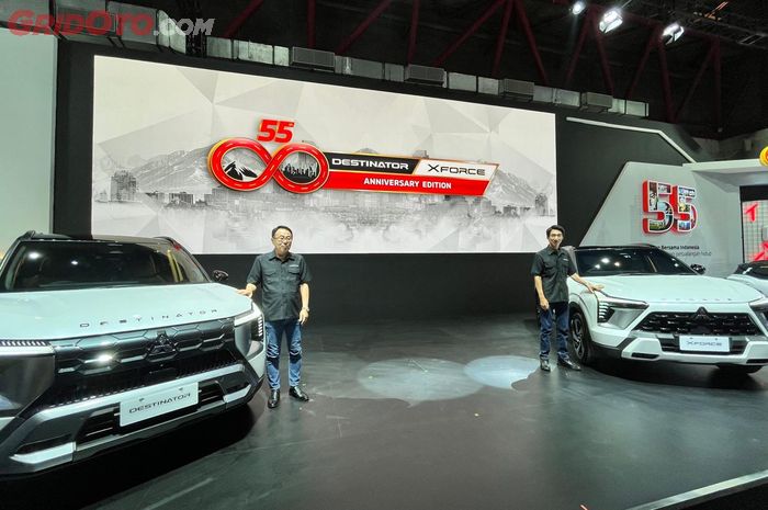Mitsubishi-Motors meluncurkan Destinator dan Xforce Special 55th Anniversary di IIMS 2026
