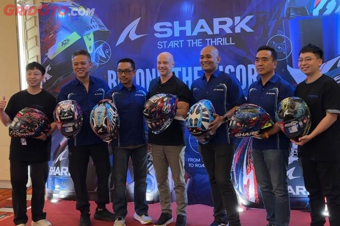 PT Win Master Indonesia, distributor resmi helm Shark di Indonesia, menggelar acara bertajuk Beyond The Visor: Shark Riders 2026