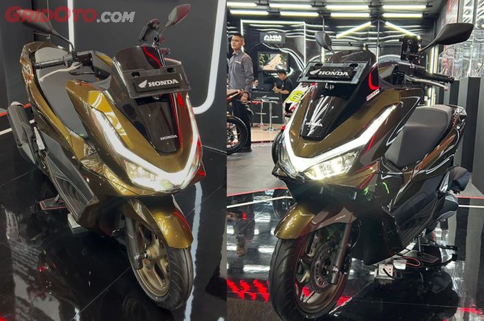 Warna baru Honda PCX 160 Roadsync versi 2026 terlihat makin mewah.