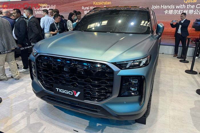 Chery Tiggo V SUV modular Chery saat diperkenalkan di pameran Beijing Auto Show 2026