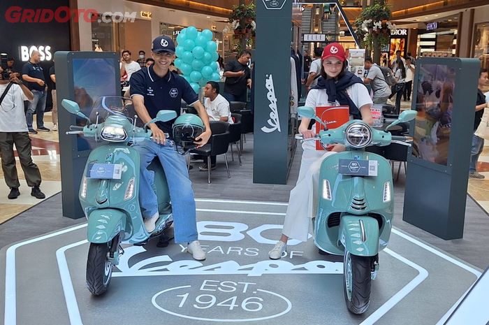 Vespa edisi 80th Anniversary resmi meluncur di Indonesia 