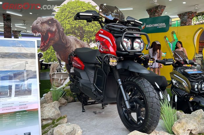 Indomobil eMotor pajang Tyranno X yang menjadi varian terbaru dari Tyranno di Jakarta Fair Kemayoran 2026