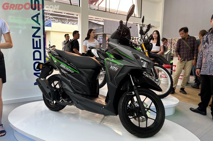 PT Kawasaki Motor Indonesia (KMI) resmi meluncurkan Brusky 125 di Jakarta Fair Kemayoran 2026