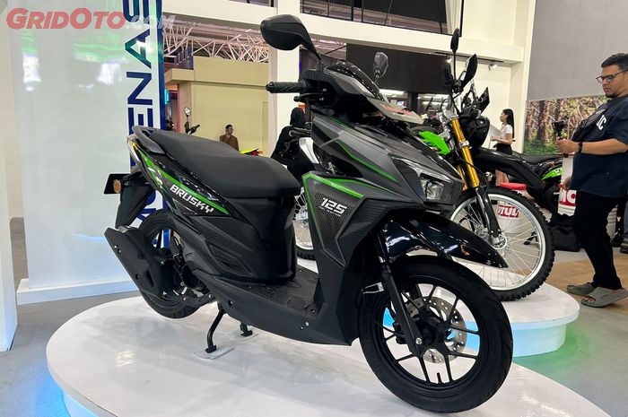 Kawasaki Brusky 125 pakai spesifikasi yang sama persis dengan yang dijual di Filipina