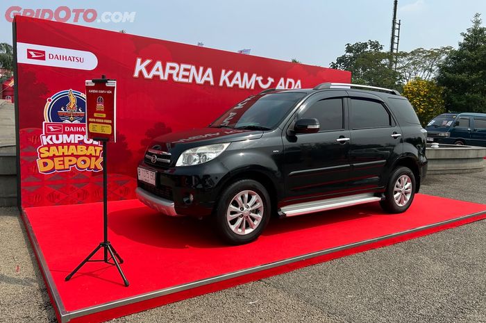 Daihatsu Terios tahun 2012 ini milik Mufti Petala Patria, warga Depok yang mendapat apresiasi khusus dari PT Astra Daihatsu Motor (ADM)