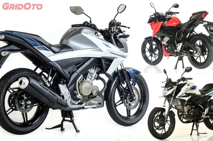 Kaki-kaki Yamaha V-Ixion, Suzuki GSX-S150, Honda CB150R