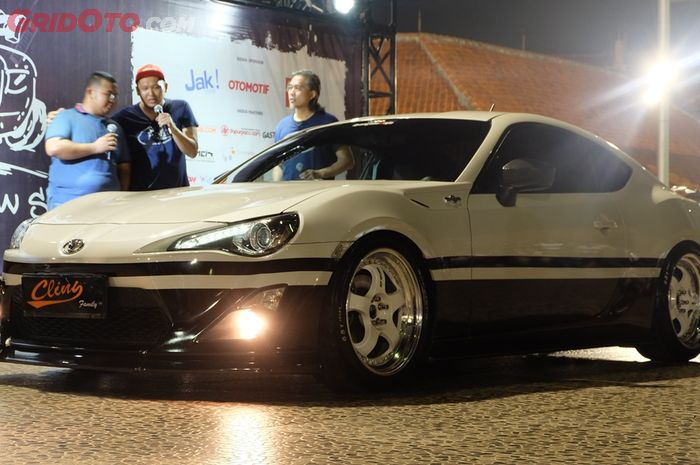 Toyota GT 86 di parade Jakarta Custom Culture 2017