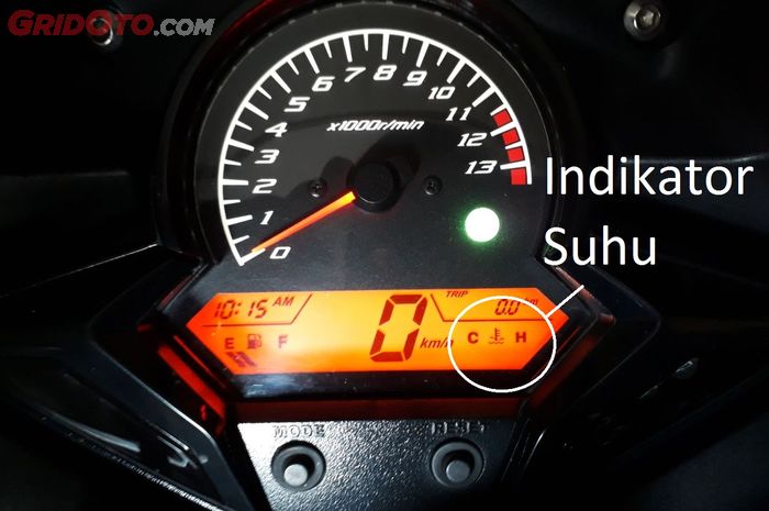 Indikator suhu Honda CBR150R
