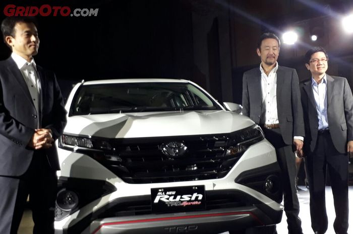 Toyota All New Rush saat diperkenalkan di Jakarta, Kamis  ini (23/11/2017)