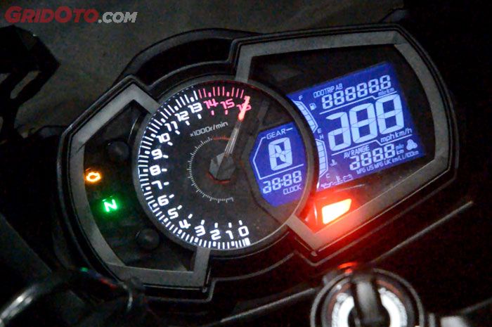 Speedometer ninja 250 top