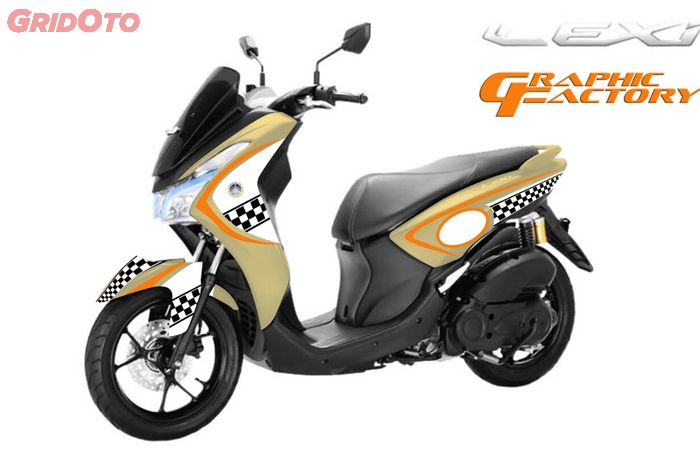 Modifikasi Grafis Yamaha Lexi Graphic Factory