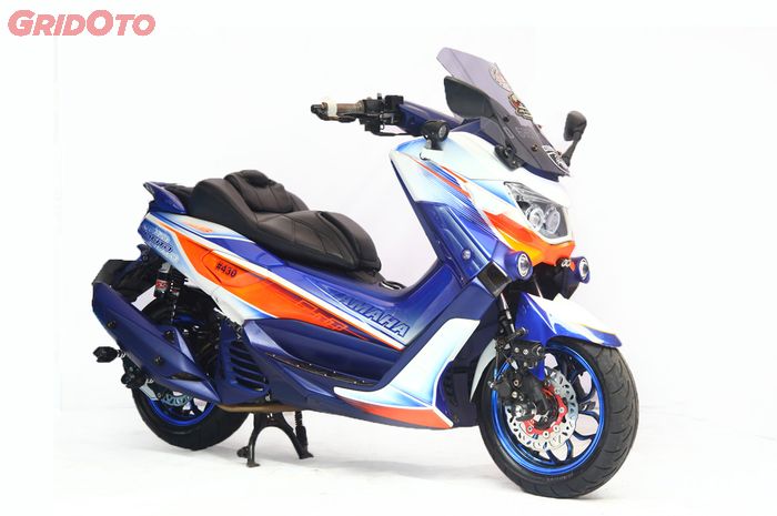 Yamaha NMAX Grafis Biru Yonk Jaya Motor