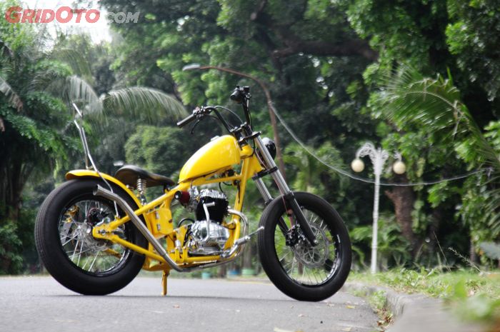 Video Honda GL Jadi Chopper Eye Catching GridOto