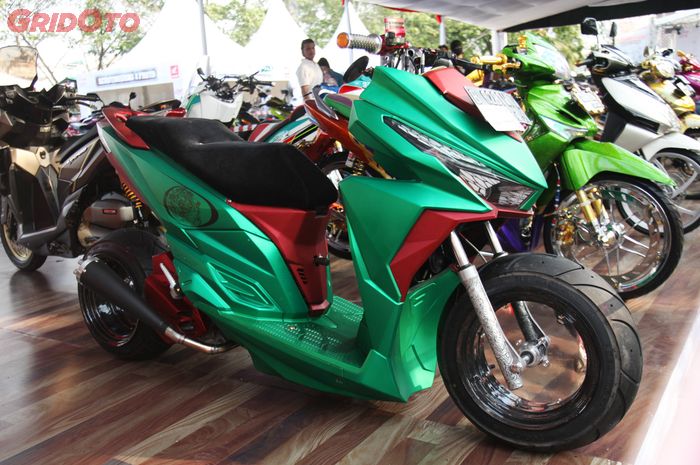 Modifikasi Honda Vario 125 Hot Rod Barong Custome Honda Modif Contest Jakarta