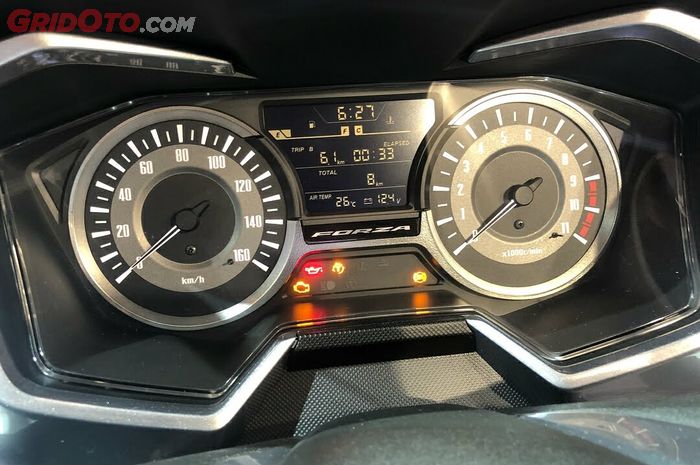 Speedometer Honda Forza 250 keren dan lengkap
